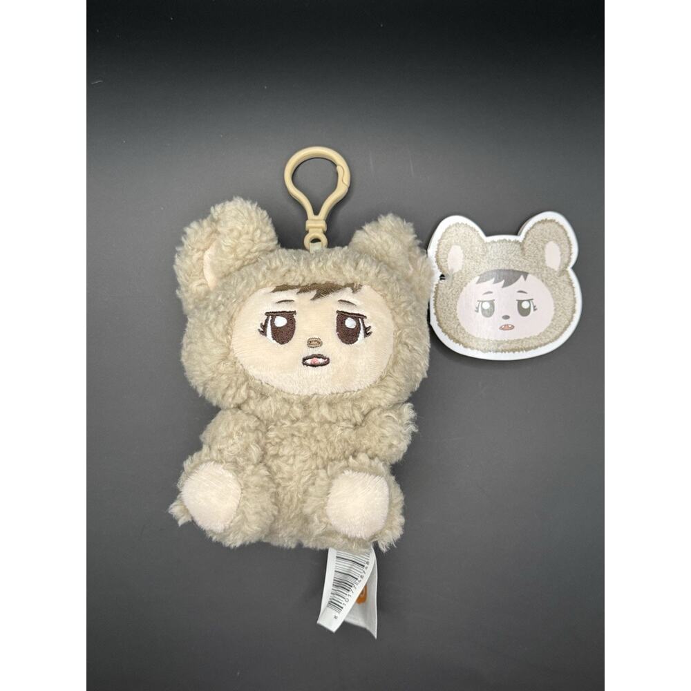 🔥LaBabies Fall Sherpa Collection Plush Monster Clip Beige BNWT🔥